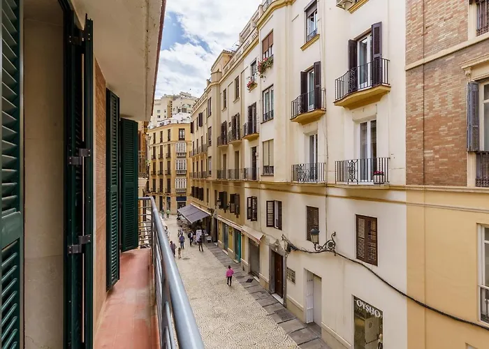Vistas Panoramicas Calle Larios Appartamento